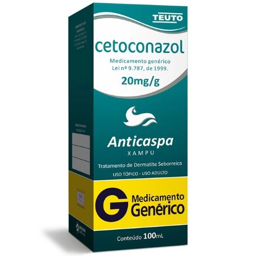 CETOCONAZOL 20MG/ML SHAMPOO 100ML