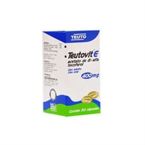 TEUTOVIT E 400MG 30CAP