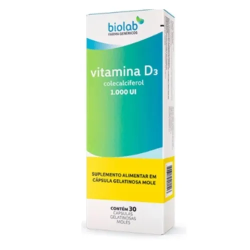 Vitamina D 1.000Ui 30 Comprimidos