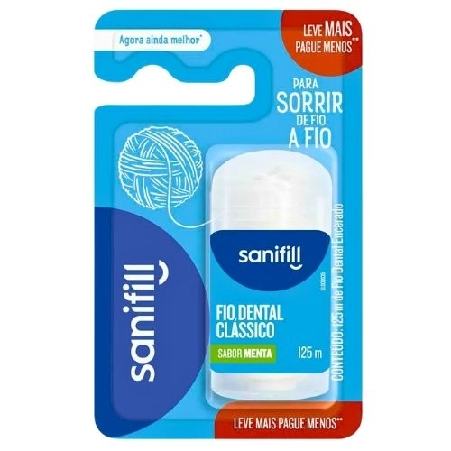 FIO DENTAL SANIFILL CLASSICO 125M