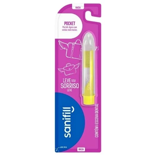 ESCOVA DENTAL SANIFILL POCKET MACIA 1UN