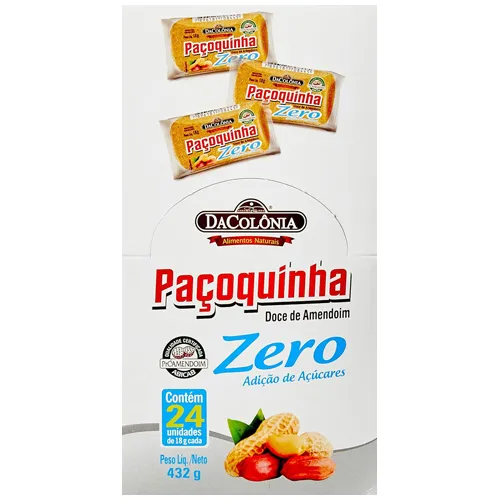 Pacoquinha Dacolonia Zero 18G 1Un