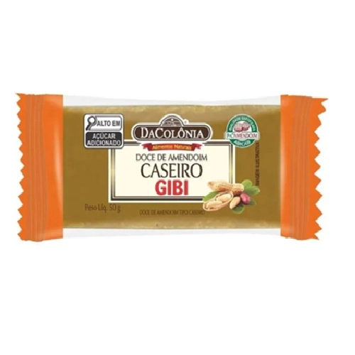DOCE DE AMENDOIM CASEIRO GIBI DACOLONIA 50G