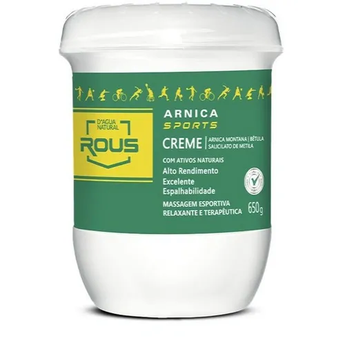 CREME DAGUA NATURAL ARNICA SPORT 650G