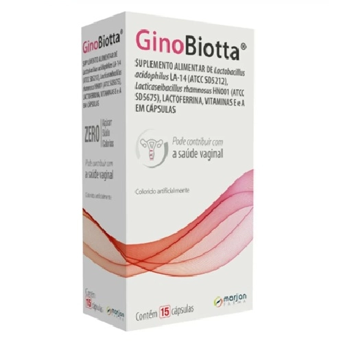 GINOBIOTTA SUPLEMENTO ALIMENTAR 15 CAPSULAS