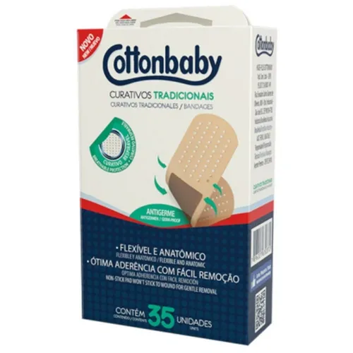 CURATIVO COTTONBABY TRADICIONAL BEGE 35UN