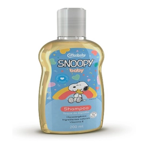 SHAMPOO SNOOPY BABY TOQUE DE ALGODAO 200ML
