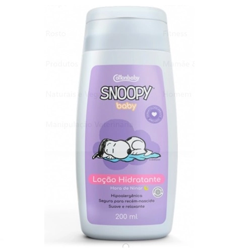 LOCAO HIDRATANTE SNOOPY BABY HORA DE NINAR 200ML