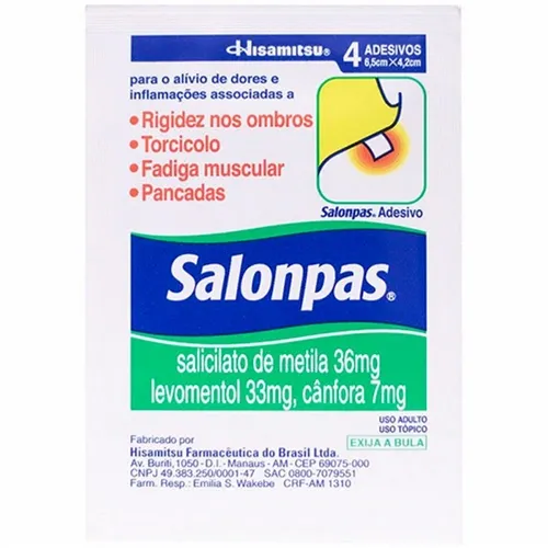 SALONPAS EMPL PEQ 4UNID