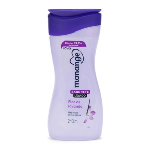 SABONETE LIQ MONANGE FLOR DE LAVANDA 240ML