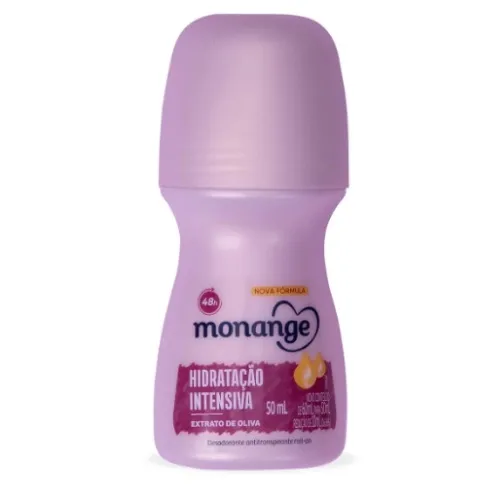 DESODORANTE MONANGE ROLL HIDRATACAO INTENSIVA OLIVA 50ML