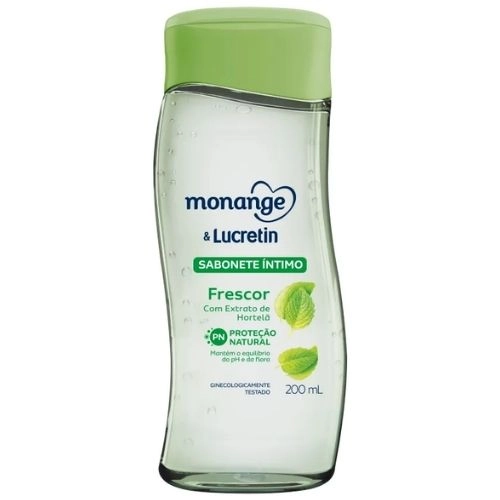 SABONETE LIQ INTIMO MONANGE&LUCRETIN FRESCOR 200ML