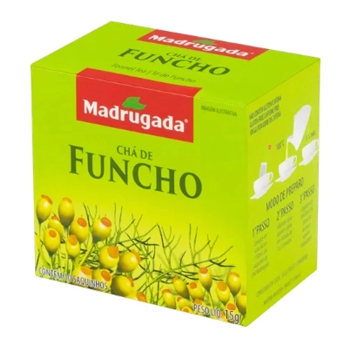 Cha Magrugada Funcho Caixa Com 10 Saquinhos 10G Cada