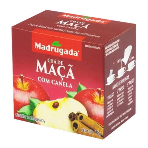 Cha Magrugada Maca Com Canela Caixa Com 10 Saquinhos 15G Cada