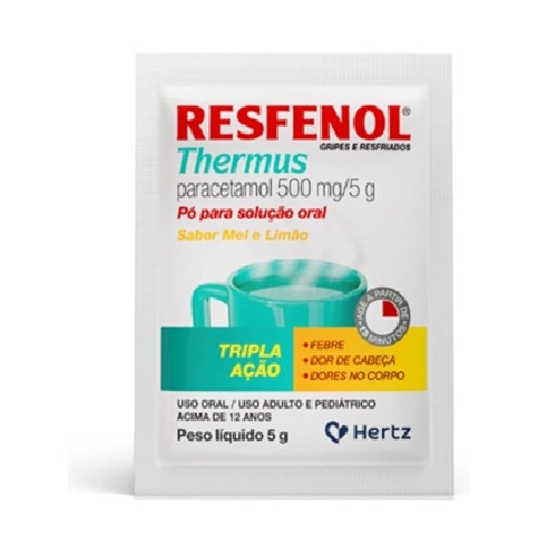 RESFENOL THERM 500MG PO ENV 5G