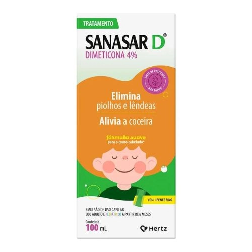 SANASAR D 4% EMULSAO CAPILAR 100ML