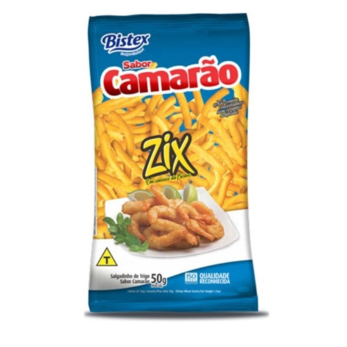 SALGADINHO BISTEX ZIX CAMARAO 50G