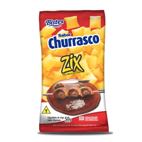 SALGADINHO BISTEX ZIX CHURRASCO 50G
