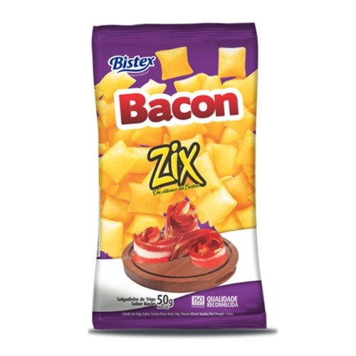 SALGADINHO BISTEX ZIX BACON 50G