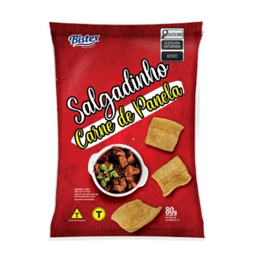 SALGADINHO BISTEX CARNE DE PANELA 80G