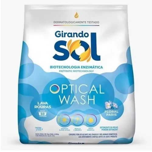 Lava Roupa Girando Sol Po Sache Azul Floral Pariz 800G