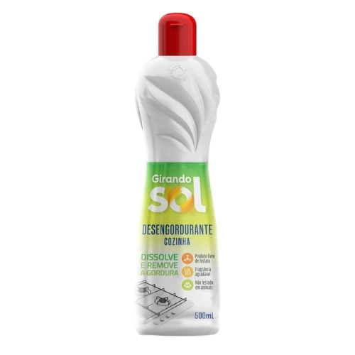 LIMPADOR DESENGORDURANTE GIRANDO SOL COZINHA SQUEEZE 500ML