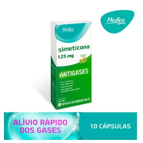 Simeticona 125Mg 10 Comprimidos Gel Med