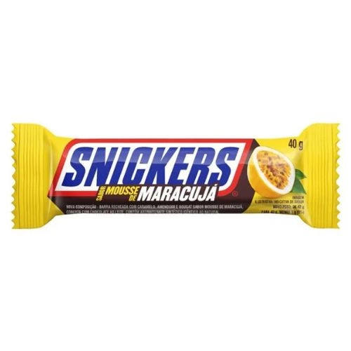 SNICKERS CHOCOLATE MOUSSE DE MARACUJA 40G