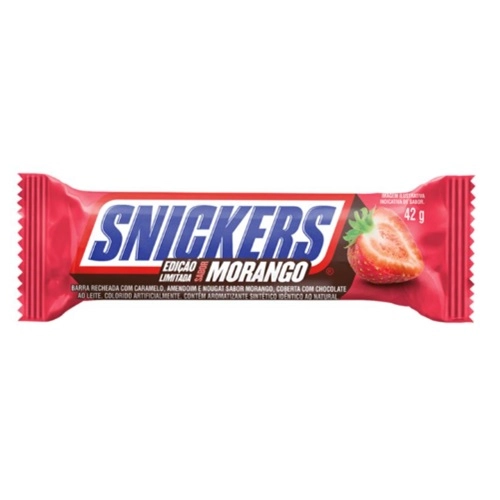 SNICKERS CHOCOLATE MORANGO 42G
