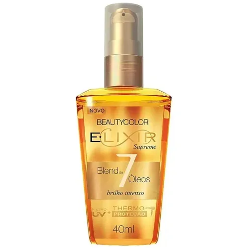 REPARADOR DE PONTAS BEAUTY COLOR ELIXIR SUPREME BLEND 7 OLEOS 40ML