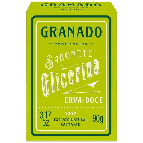 SABONETE GRANADO GLIC ERVA DOCE 90G