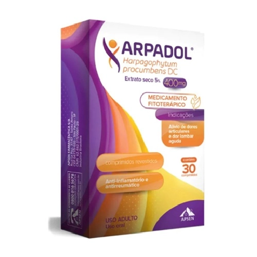 ARPADOL 400MG 30CP REV