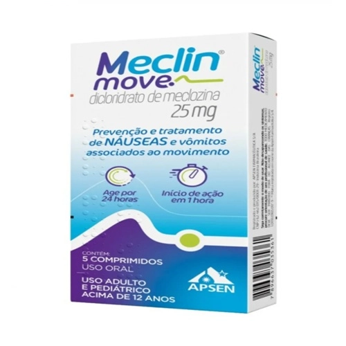 MECLIN MOVE 25MG 5CP