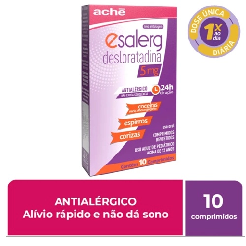 ESALERG 5MG 10CP REV