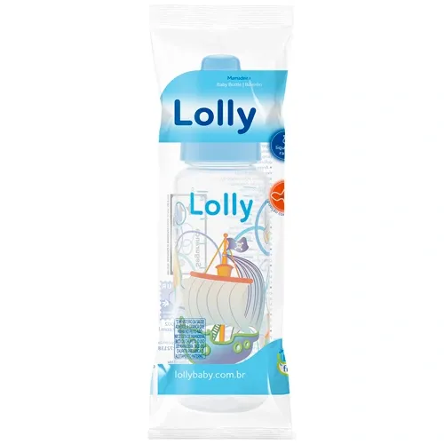 MAMADEIRA LOLLY SIL TIP COLOR AZUL 1370 240ML