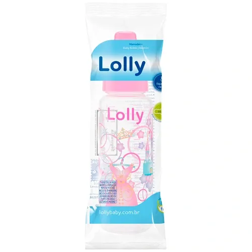 MAMADEIRA LOLLY SIL NENNY TIP COLOR ROSA 1370 240ML