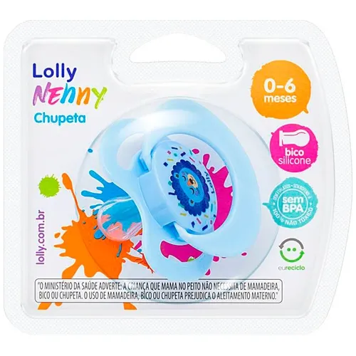 CHUPETA LOLLY SIL R T1 AZ BL 1UN