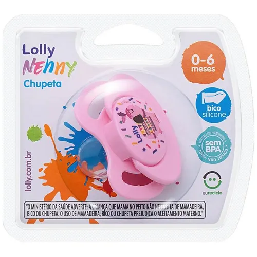 CHUPETA LOLLY NENNY SIL ORT T2 ESSENCE ROSA 4015 1UN