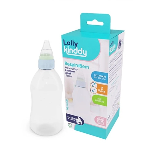 LOLLY KINDDY FRASCO LAVAGEM NASAL RESPIRA BEM 250ML