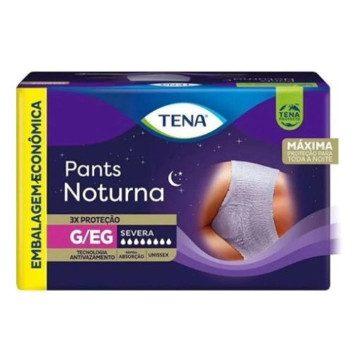 ROUPA INTIMA TENA PANTS NOTURNA G/EG LEVE 16 PAGUE 14