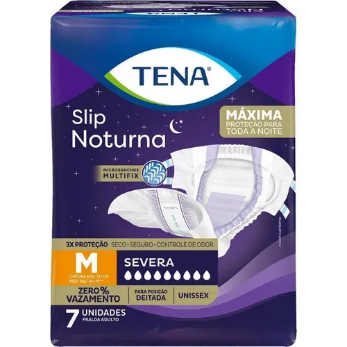 Fralda Tena Slip Noturna M 7Un