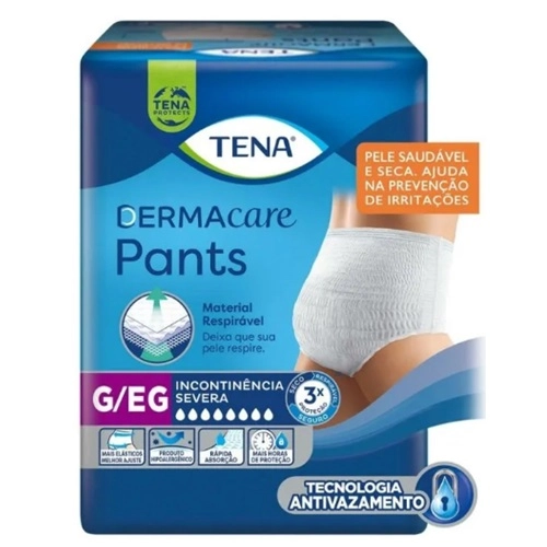ROUPA INTIMA TENA PANTS DERMACARE G/EG 8UN
