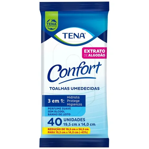 TOALHAS UMEDECIDAS TENA COMPACT 40UN