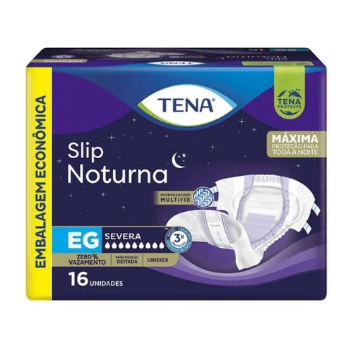 FRALDA TENA SLIP NOTURNA ADULTO EG L16P14UN