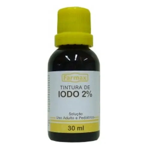 TINTURA DE IODO 2% FARMAX C/30 ML