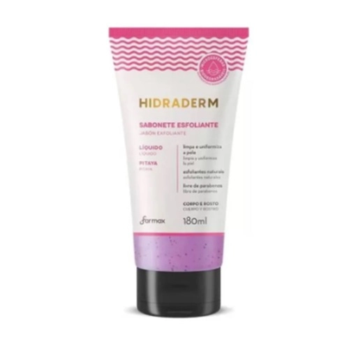 SABONETE LIQUIDO ESFOLIANTE HIDRADERM PITAYA 180ML
