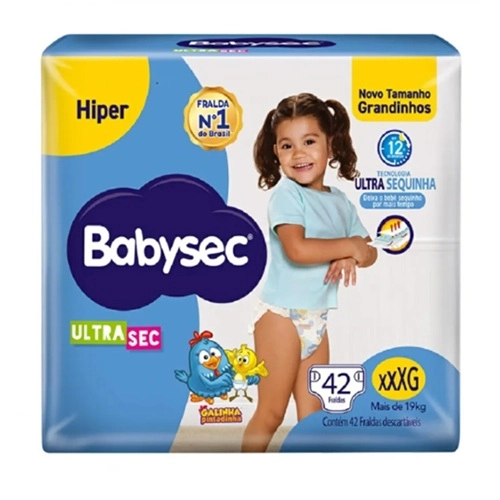 FRALDA BABYSEC ULTRA SEC HIPER XXXG 42UN
