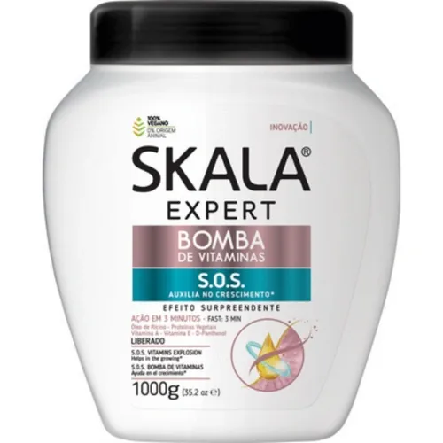 CREME CAPILAR SKALA SOS BOMBA VITAMINAS 1K