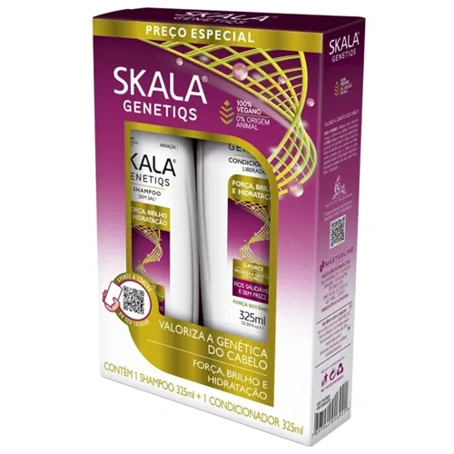 KIT SKALA SHAMPOO+CONDICIONADOR GENETIQS 325ML+325ML