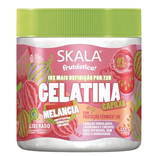 GELATINA CAPILAR SKALA FRUTASTICA MELANCIA 550G